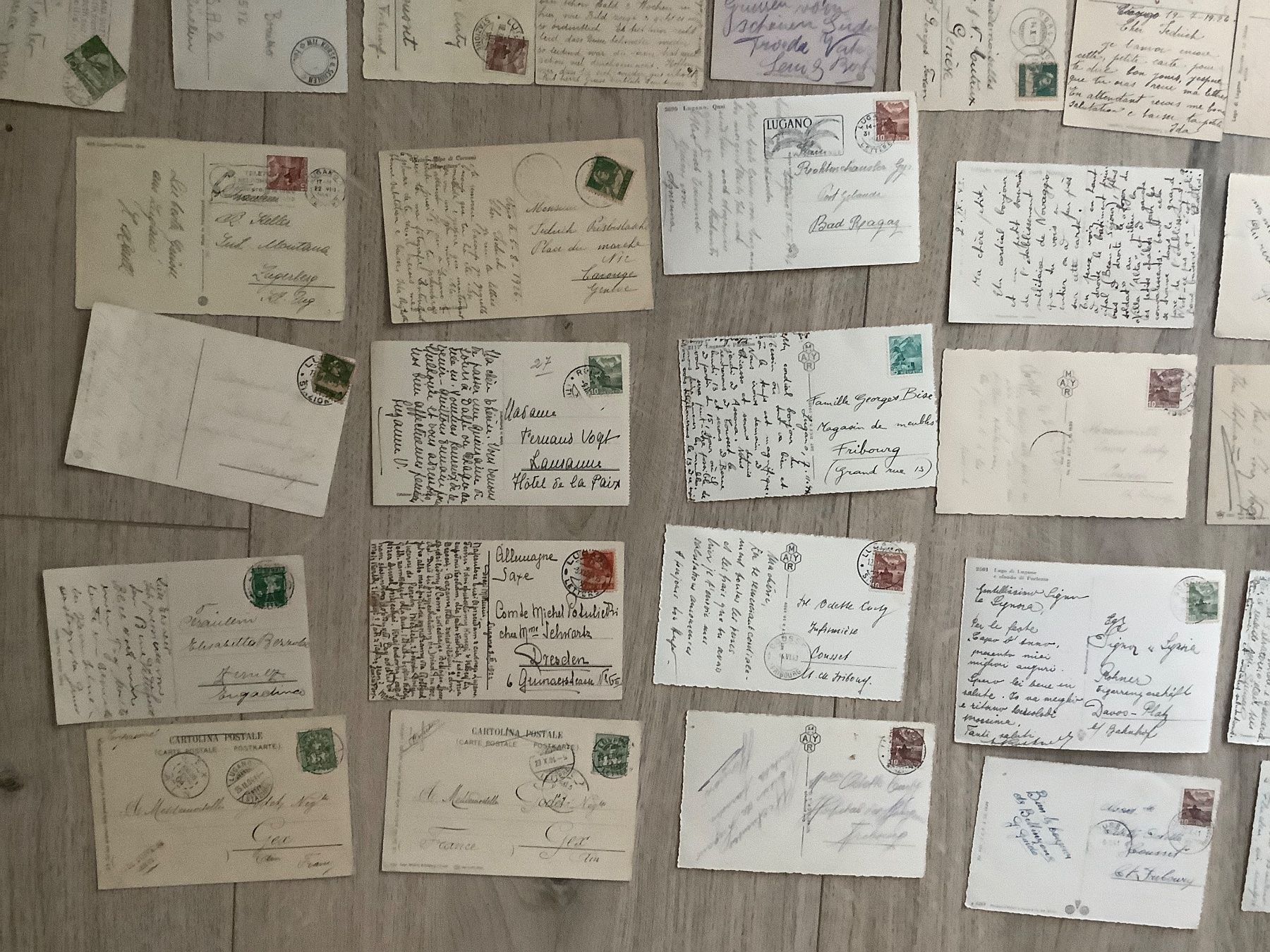 Cartoline postali: 66 alte, gelaufene Ansichtskarten Tessin ab 1903 – Usato da St. Gallen venduto da herbrig2 9