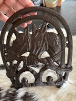 Garderobe Gusseisen Pferd 17 x 15 cm