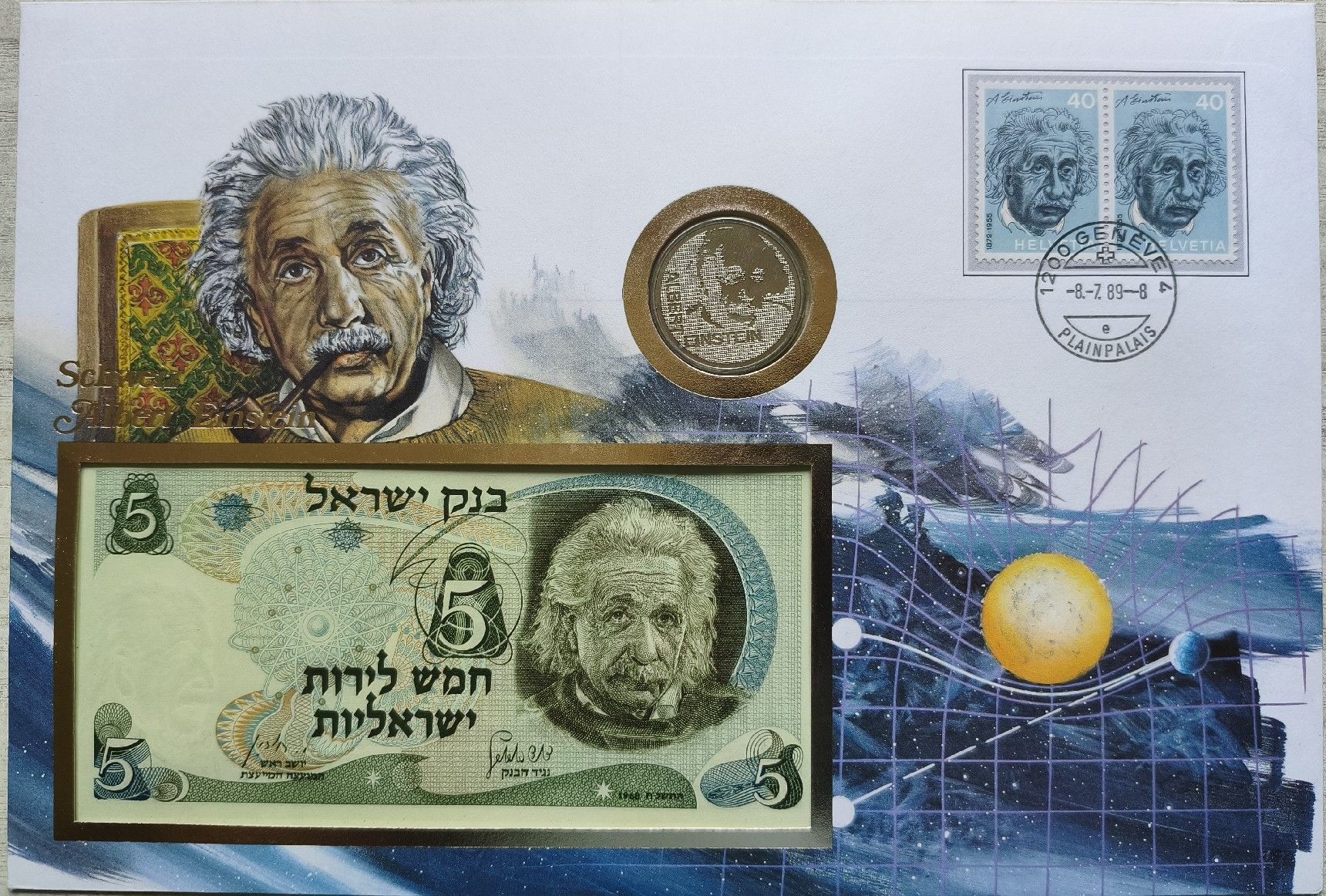 Alle Münzen: Numisbrief von Albert Einstein  – Neu (gemäss Beschreibung) aus Kriens von ev77