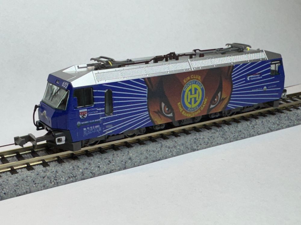 KATO/NOCH 7074065 Ge4/4 Ⅱ 652 HCD 2020 Kato 7074050: Ge 4/4 II 623 Bonaduz 125 years RhB 1:160