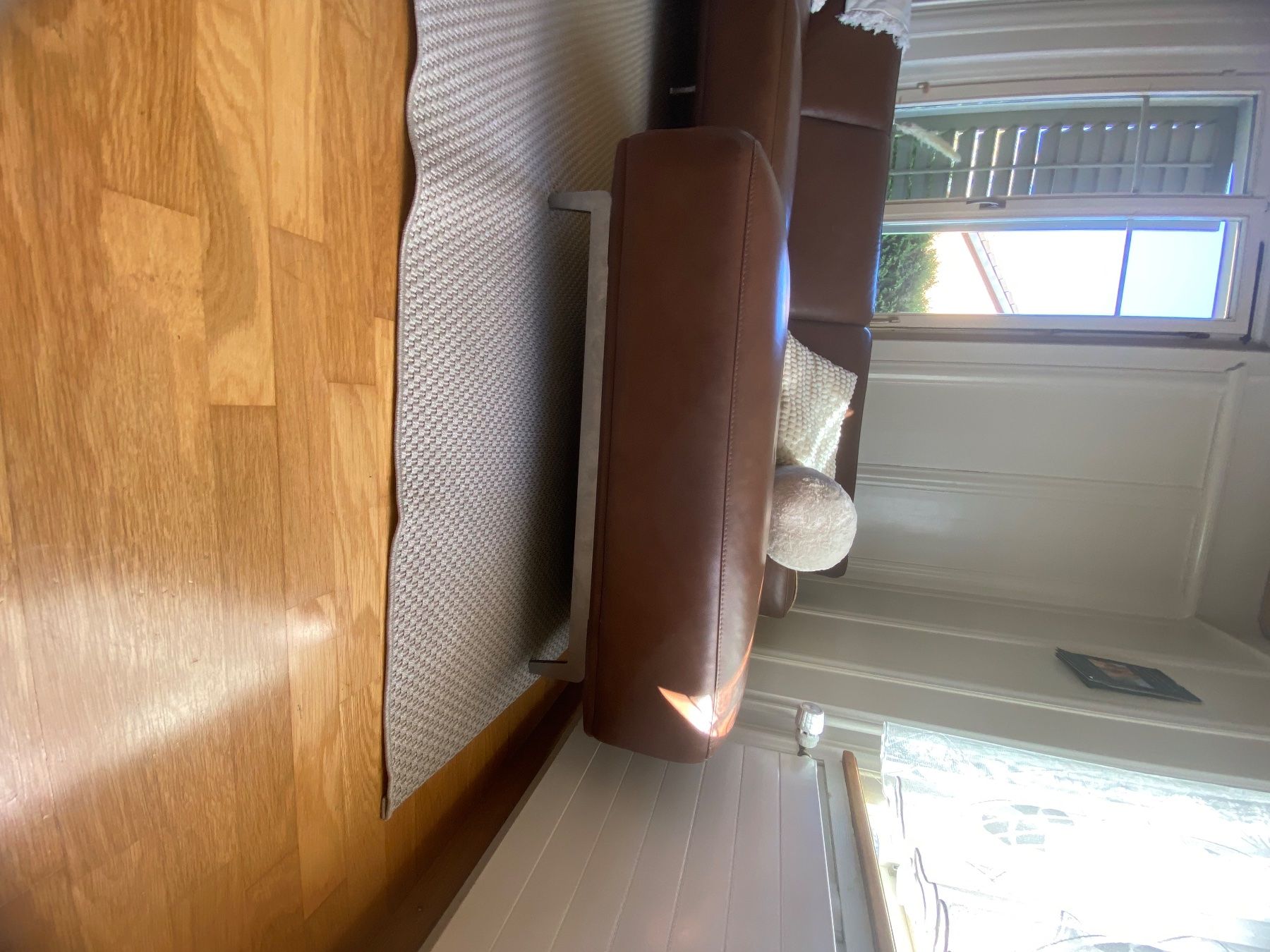 Pfister Divani: Ecksofa Leder braun mit Metallfüssen gebraucht – Usato da Frauenfeld venduto da mar_j9g9 2