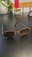 Ray Ban Sonnenbrille Damen, Hexagonal, Gold/Rosa