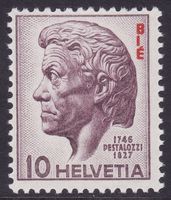 BIE SBK-Nr. 22 (Pestalozzi-Gedenkmarke 1946) postfrisch **