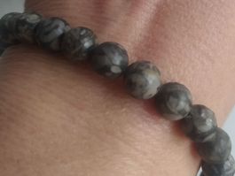 Lovely Autumn Style, Round Stone Bracelet, Unisex Look