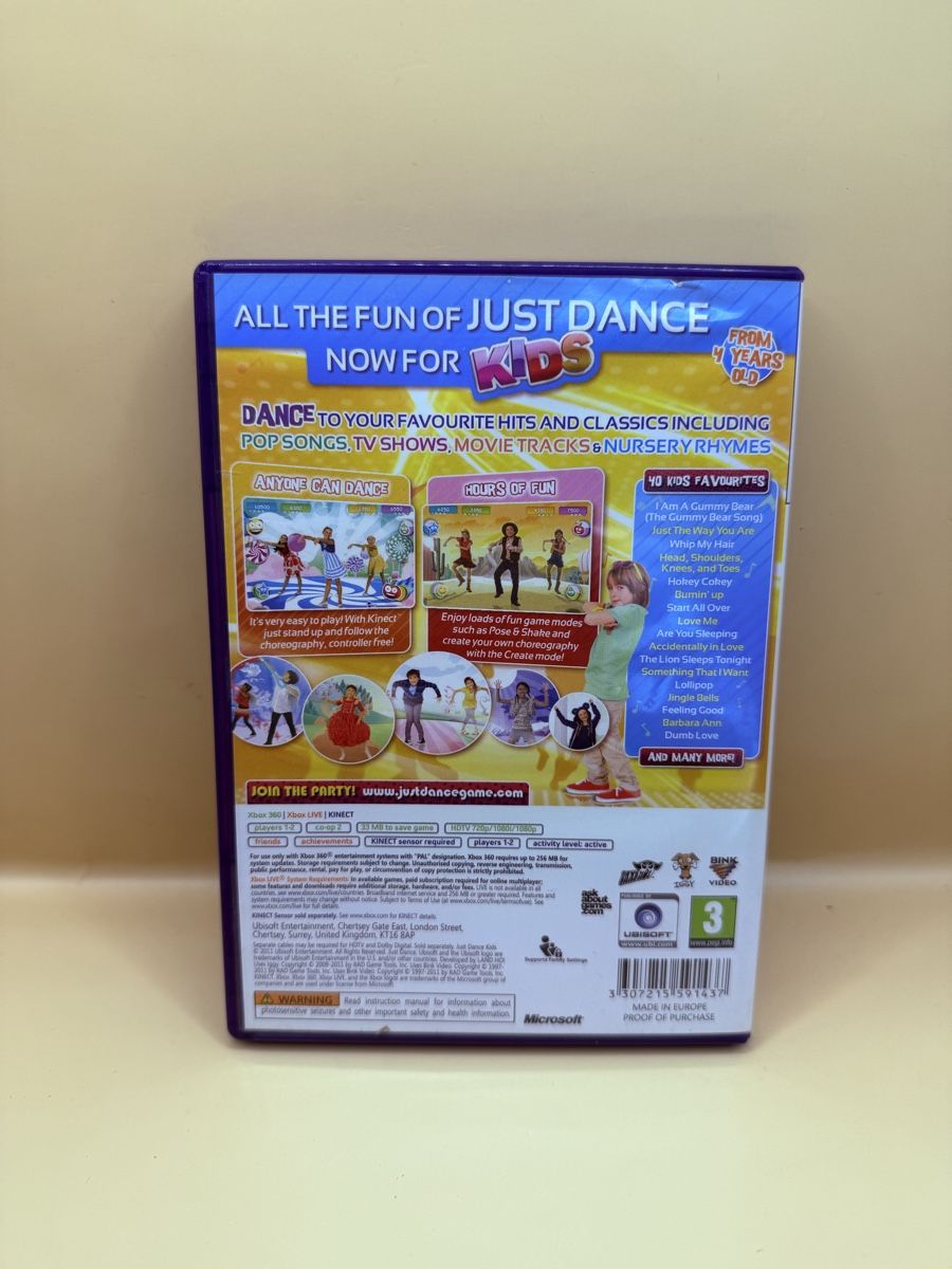 Giochi: Just Dance Kids - Xbox 360 Kinect – Usato da Genève venduto da sho_67qj 1