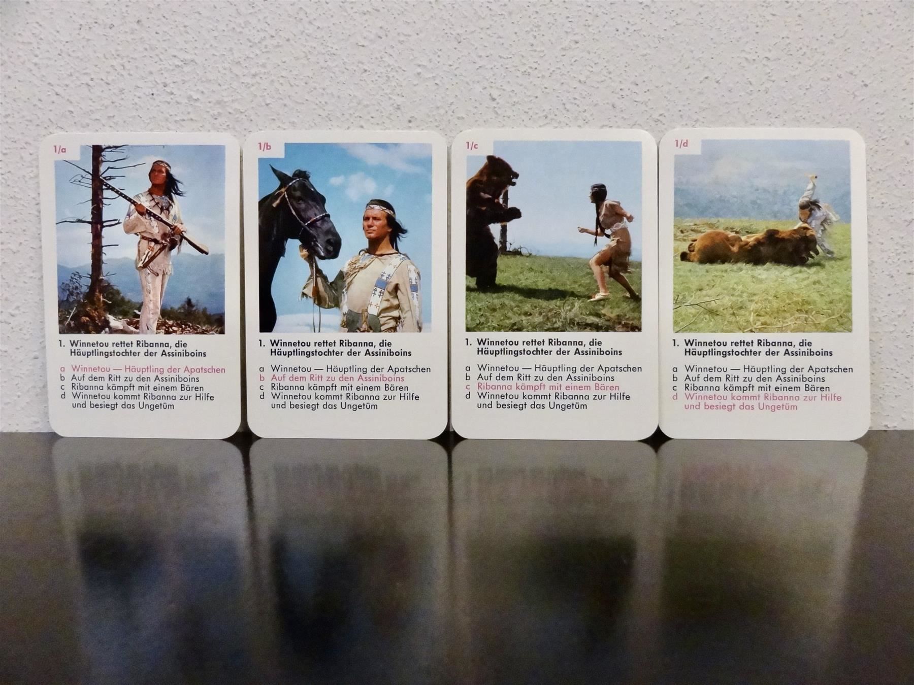 Giochi: schönes altes Quartett WINNETOU II – Usato da Kerzers venduto da wisaundso 3