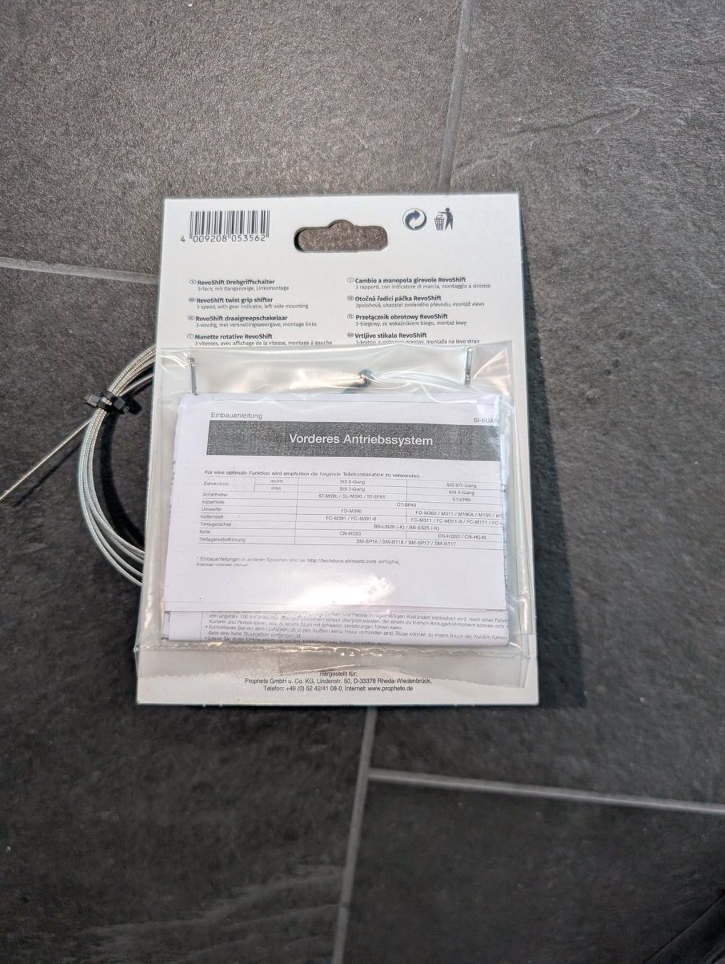 Shimano Pezzi di ricambio: Shimano RevoShift Drehgriffschalter 3-fach links – Nuovo e nell'imballaggio originale da Uster venduto da yilard 1