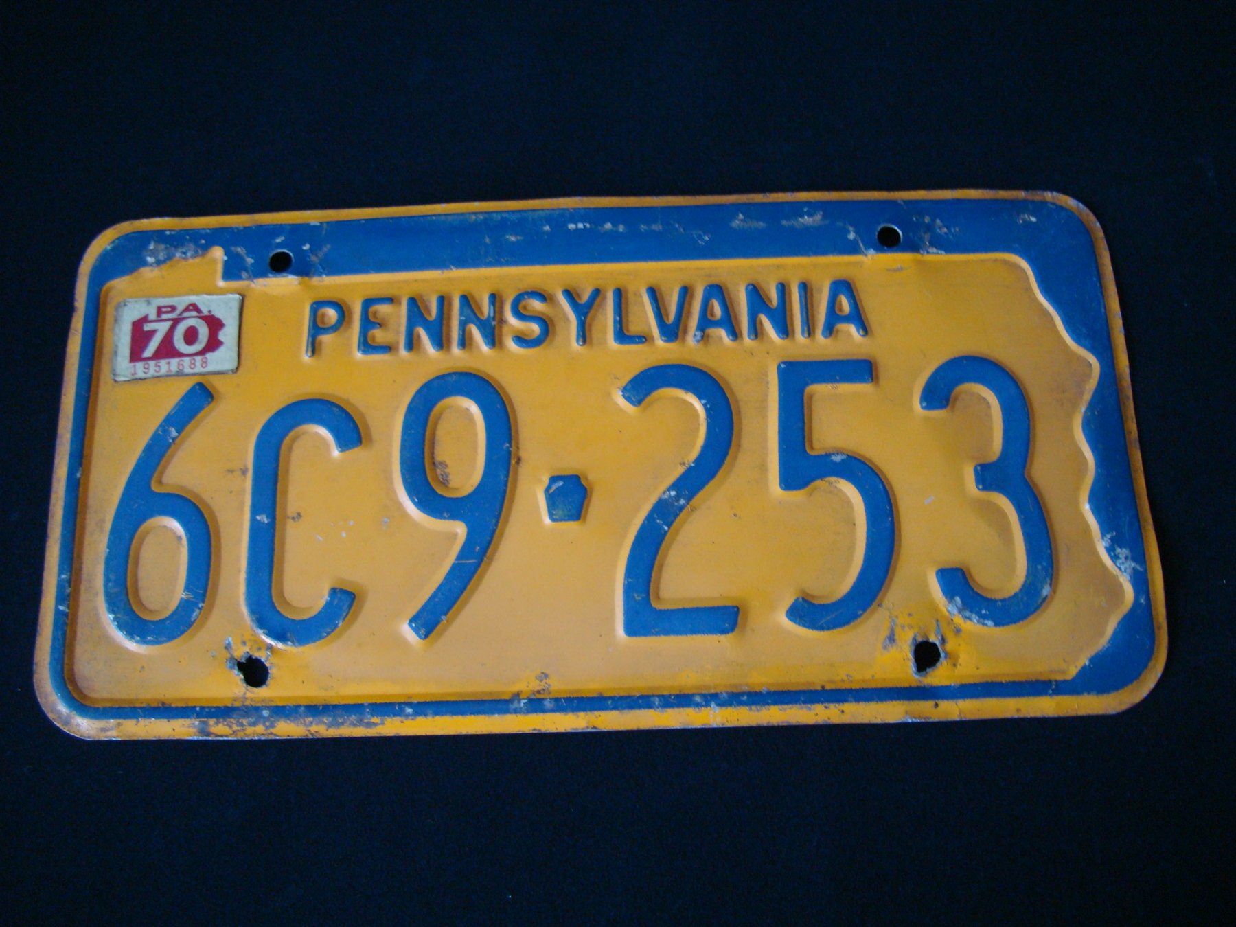 Insegne: PENNSYLVANIA 6C9 253 – Usato da Scherz venduto da 5246