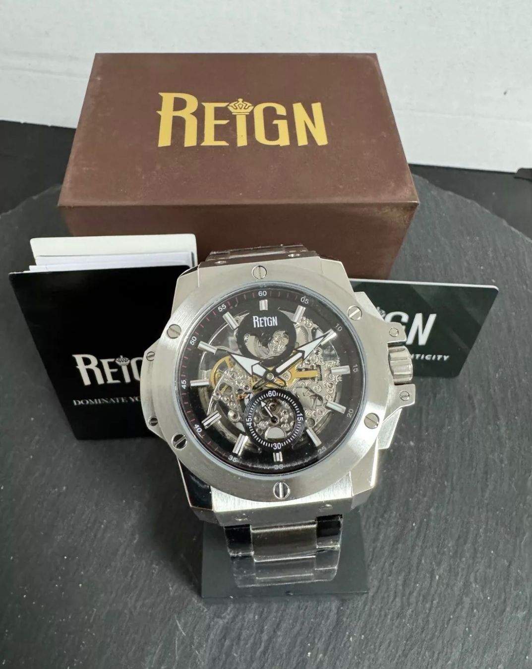 Orologi: Reign Commodus Automatik-Skelettuhr – Nuovo e nell'imballaggio originale da Meilen venduto da Schelmi99 2