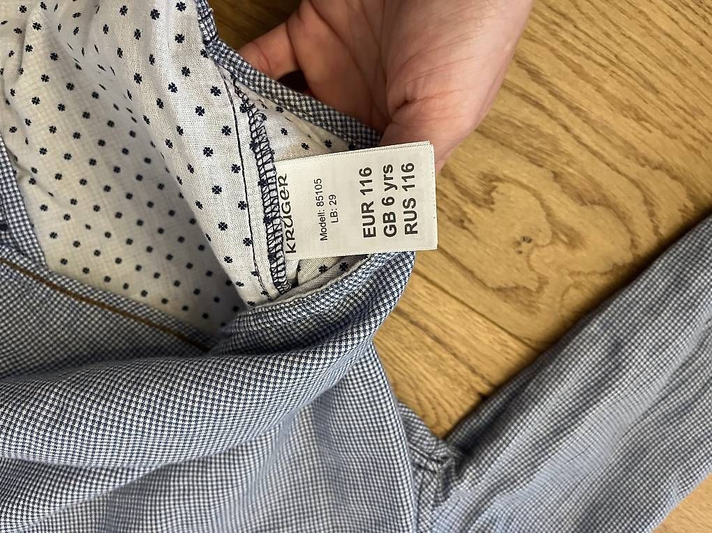 Camicie, T-shirt & Polo: Hemd Junge Grösse 116 – Usato da Hombrechtikon venduto da tita16 3