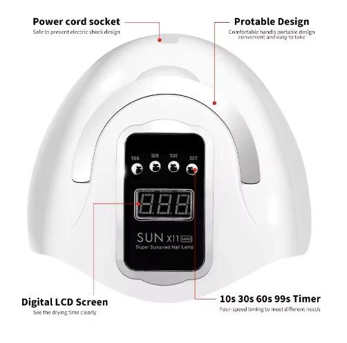 Lampade: Professionelle LED UV Nagellampe 66 LED – Nuovo e nell'imballaggio originale da Châtelaine venduto da topshop.switzerland 1