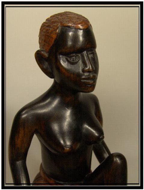 Skulpturen & Statuen: Frauen - Skulptur aus Kenya – Gebraucht aus Langenthal von Sherkaan 5
