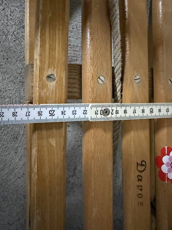 Schlitteln: Davoser Holzschlitten  – Gebraucht aus Sursee von reg_qct5 3