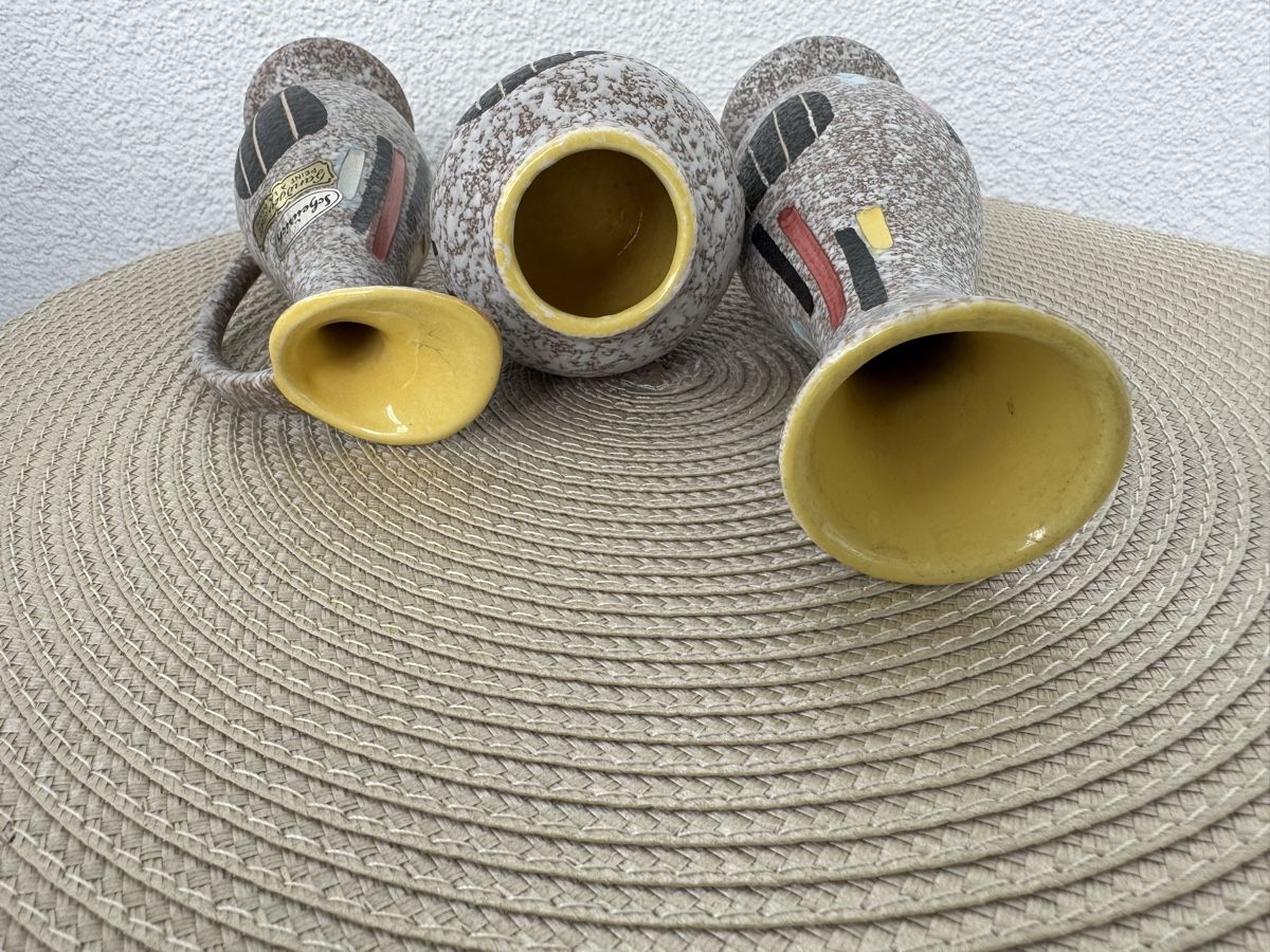 Vasi & Recipienti: Set aus 3 Scheurich Keramik Vasen, West Germany – Usato da Balsthal venduto da Narulya 3