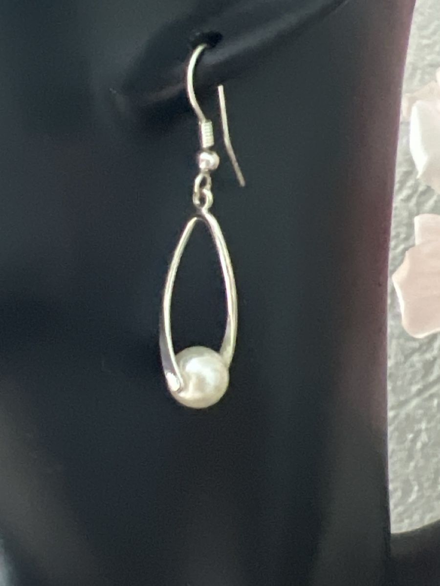 Boucles d'oreille: Stilvolle Ohrhänger mit Perle – Neuf (Voir description) à Seon par Sunny-Schmuck78 1