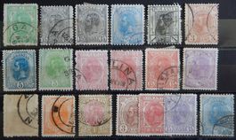 Rumänien ex. Kat. 103-141 gest. 1893/1901