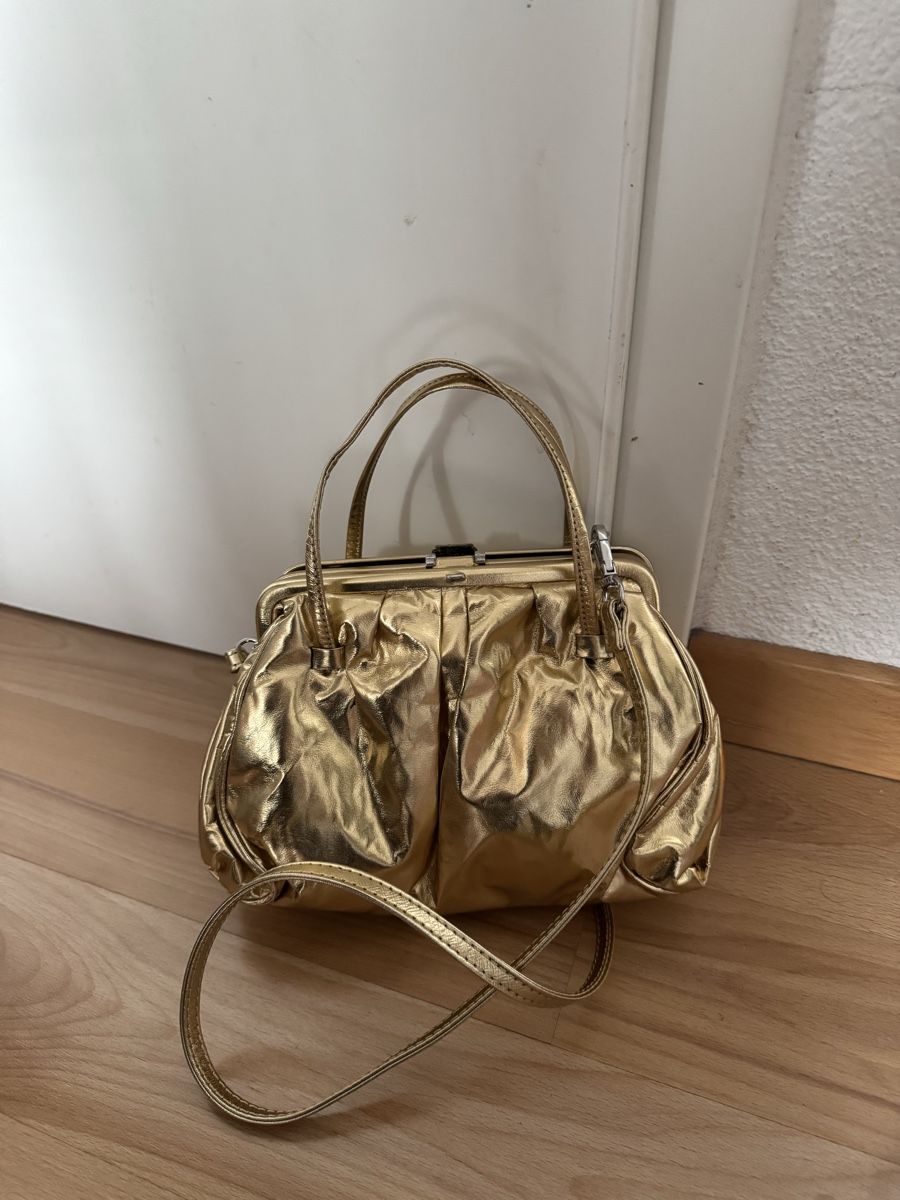Borse da donna: Zara goldene Handtasche – Usato da Bettlach venduto da valishop