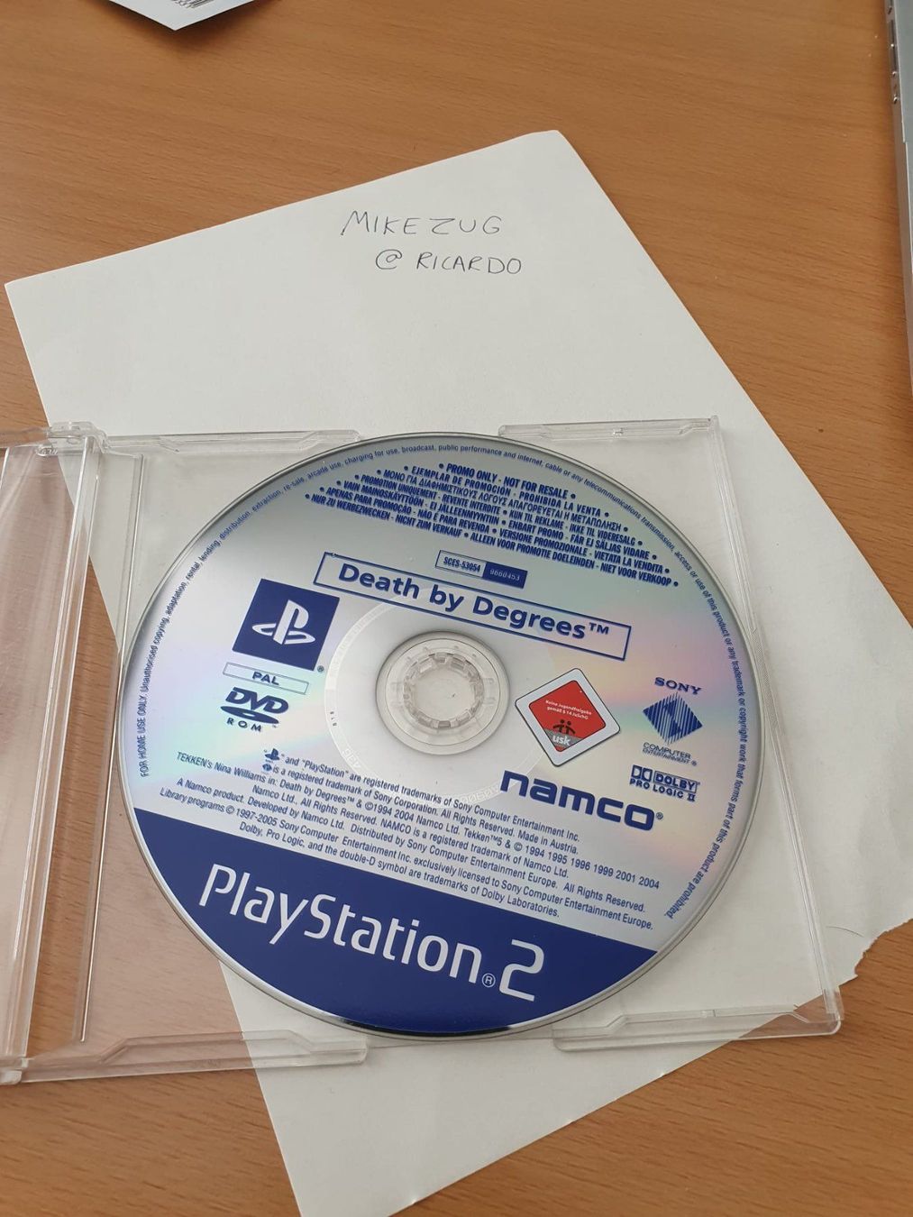 Giochi: Death By Degrees - PS2 Promo Version Playstation Spiel Rare – Usato da Hünenberg See venduto da SpecialEditionGaming