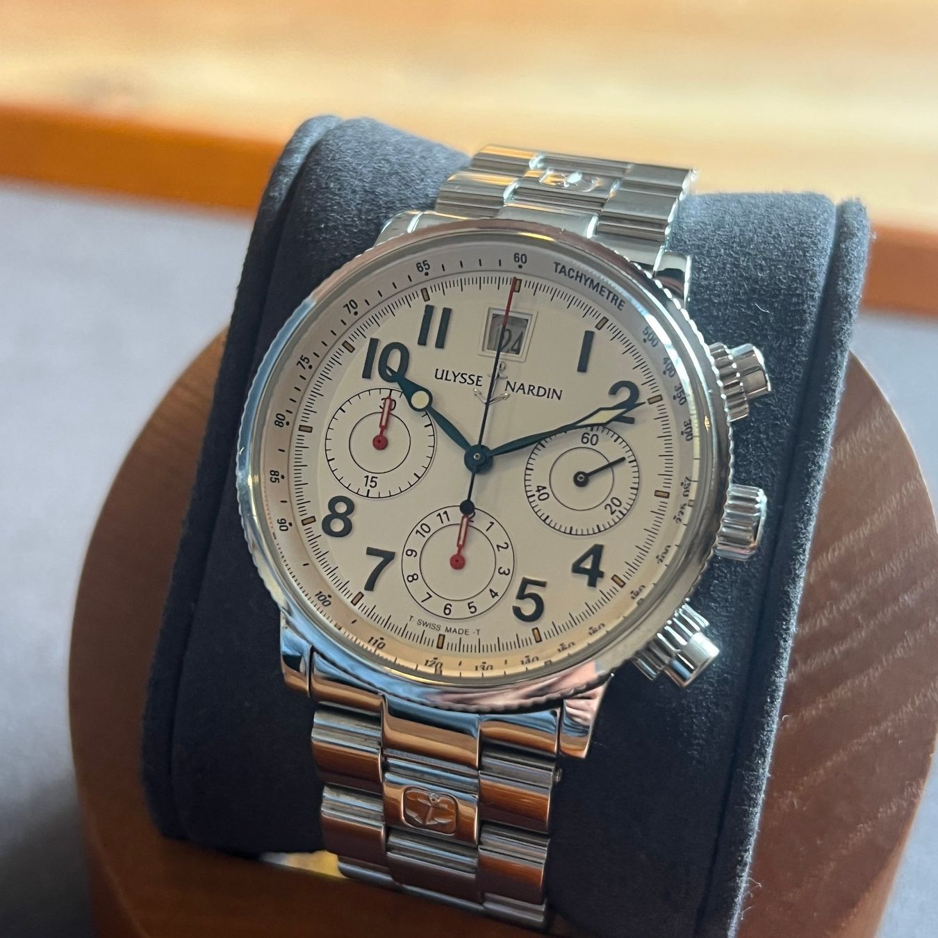 Ulysse Nardin Montres: FALSH SALE Ulysse Nardin Marine Chronograph 363-22 – D'occasion à Carouge GE par Watchaser 2