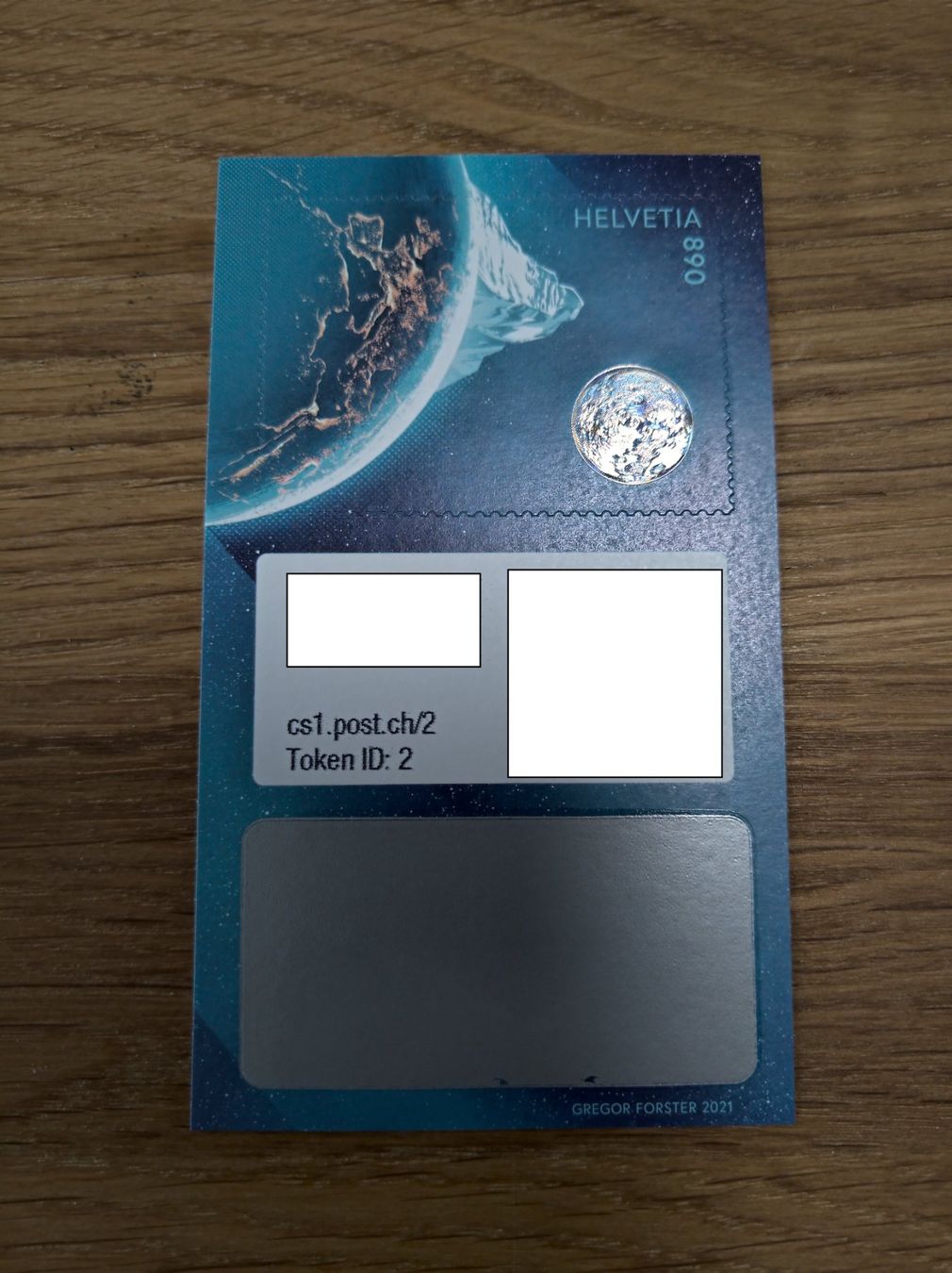 Alle Briefmarken: Swiss Crypto Stamp 1.0, ID2 Postfrisch – Neu (gemäss Beschreibung) aus Rickenbach SO von Bytebull