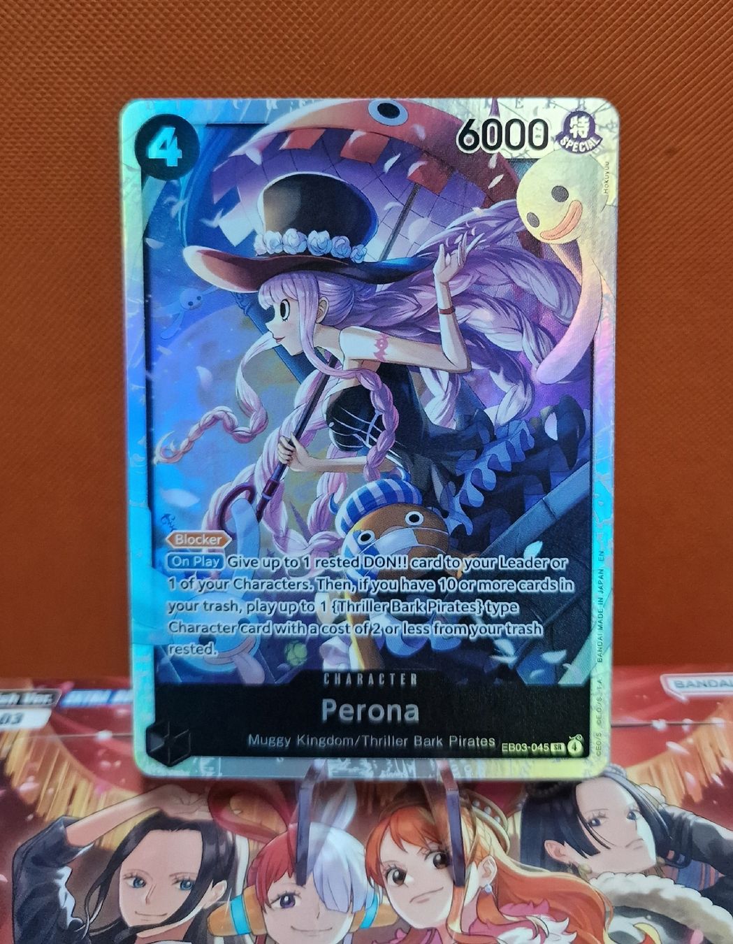 Bandai Carte collezionabili: EB03-045 SR Perona – Nuovo (secondo la descrizione) da Melano venduto da emm_m2jq
