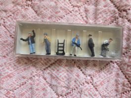 Preiser Figuren US Bahnpersonal Spur H0 1:87 neuwertig