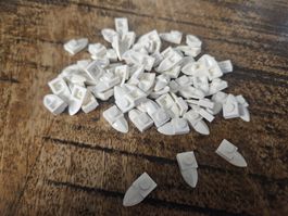 lego 49668 lot de 70 pièces White Plate, Modified 1 x 1