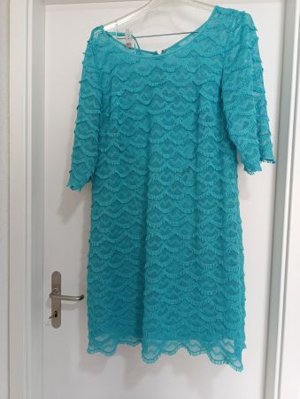 Robe turquoise