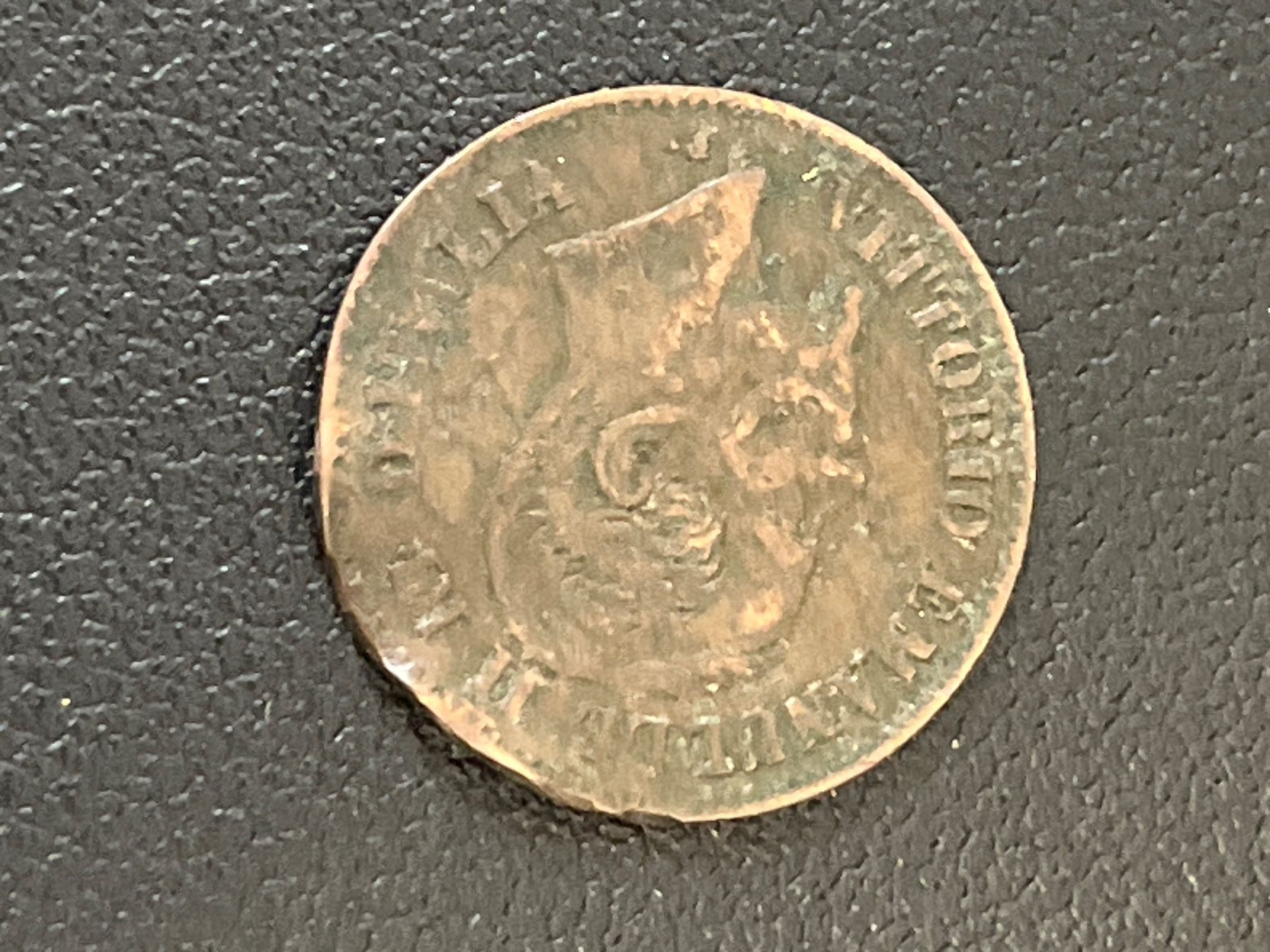Alle Münzen: Regno d’Italia, 1 centesimo 1867 – Gebraucht aus Chiasso von AzenYa 1