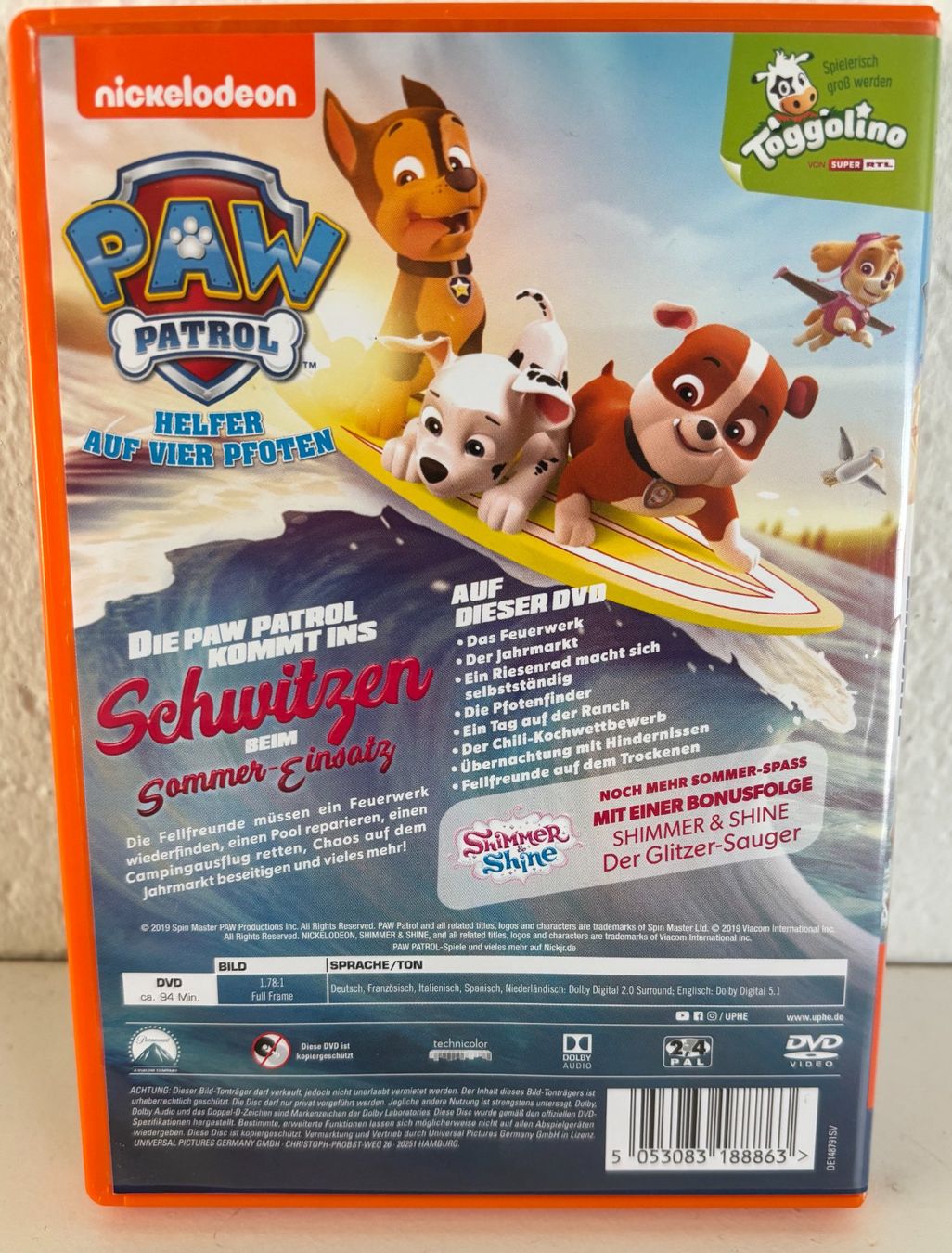 Tutti i DVDs: PawPatrol DVD Sommereinsatz – Usato da Zürich venduto da IlkaK 1