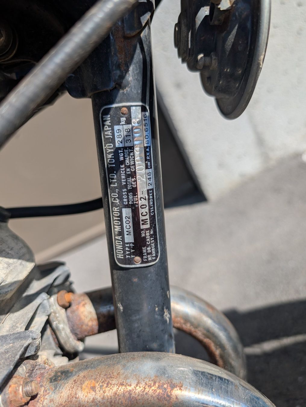 Honda Strada: Honda CB 250 zu Verkaufen – Difettoso da Rotkreuz venduto da TFB_1 3