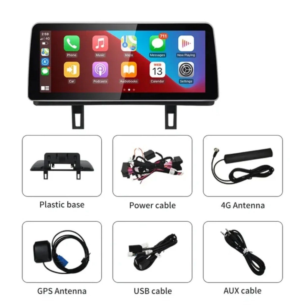 Sistemi audio & multimediali: 12.3" Android Display, BMW 1er E8X, CarPlay & Android Auto – Nuovo (secondo la descrizione) da Aesch BL venduto da MaxMaler 3