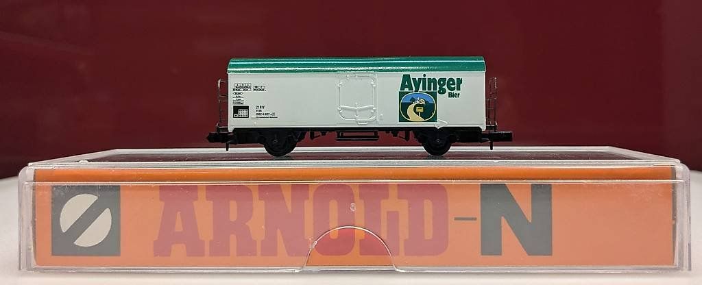 Arnold Modelleisenbahnen: Spur N Kühlwagen "Ayinger Bier" – Gebraucht aus Reinach BL von angus74 3