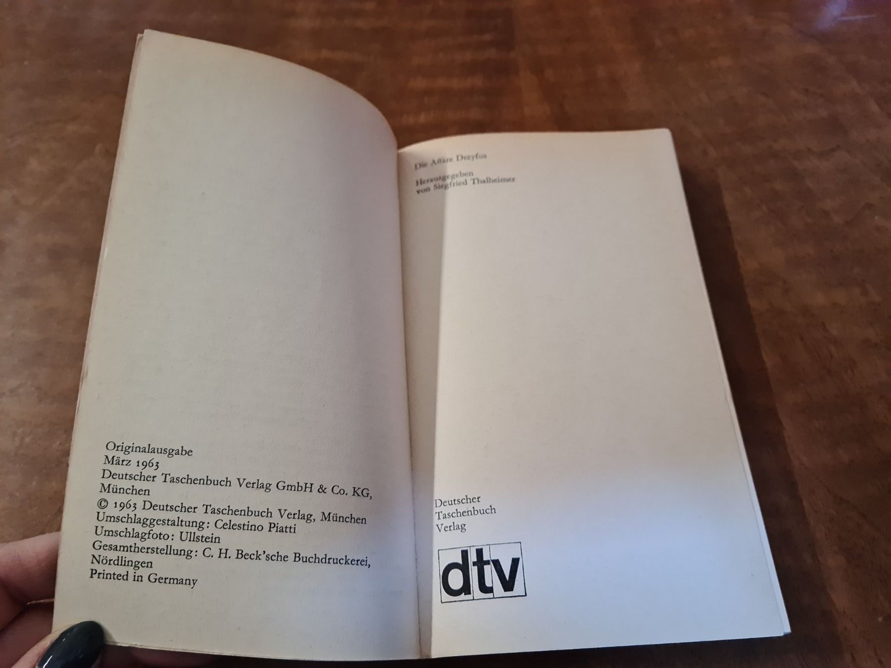 Libri: Die Affäre Dreyfus – Usato da Erstfeld venduto da Uhu1980 1