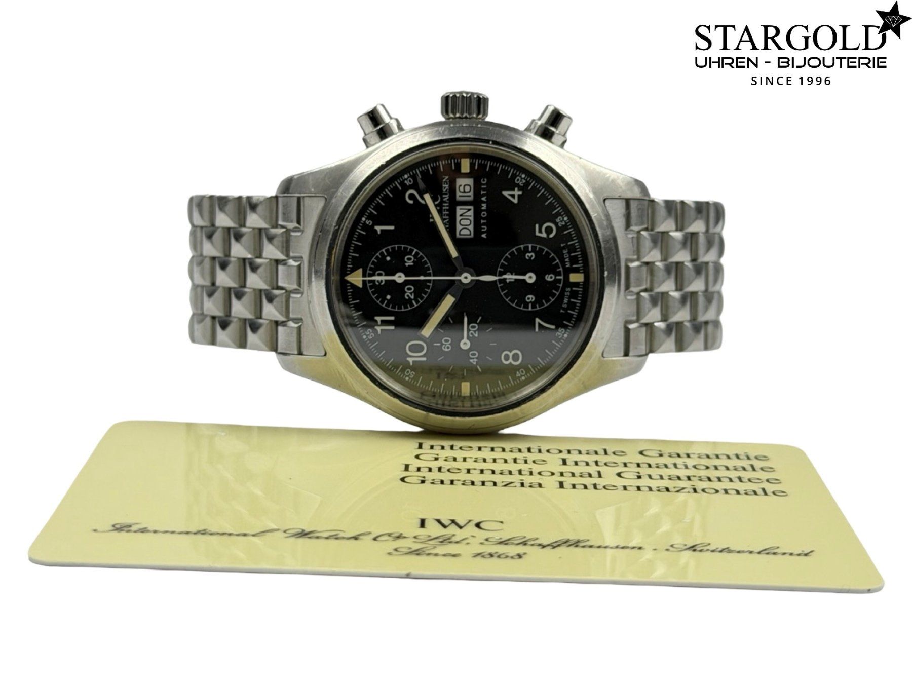 IWC Uhren: IWC Fliegeruhr Chronograph - IW3706 – Gebraucht aus Zürich von Stargold-Uhren 8