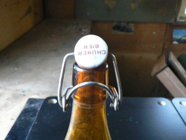 Bicchieri, Caraffe & Bottiglie: Antike Bierflasche Churer Bier Orginal – Usato da Dintikon venduto da roed 3