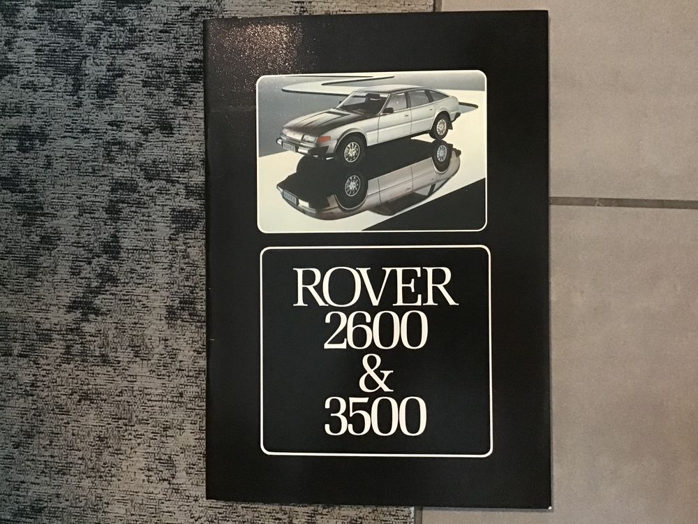 Rover 2600 u. 3500 Verkaufsprospekt 34 Seiten Januar 1979 (Gebraucht ...