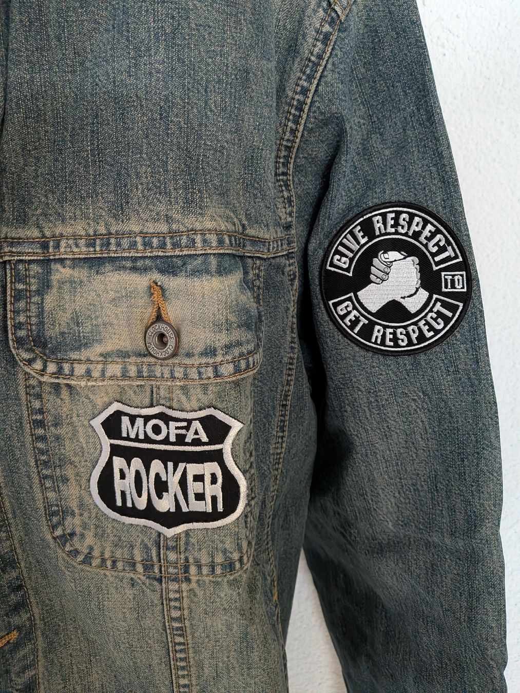 Giacche: Jeansjacke Grösse L - Mofa / Töffli Rocker – Usato da Benglen venduto da Myx81 1