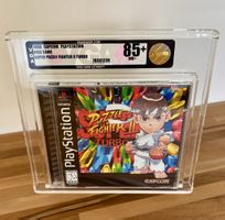 Sony PS1 Super Puzzle Fighter II Sealed Neu in Gold VGA (!)