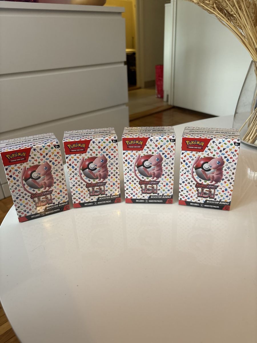 Pokémon Sammelbilder & Trading cards: 4 Booster Bundle Pokémon 151 ENG - scellés – Neu und originalverpackt aus Lausanne von dio_rgt2