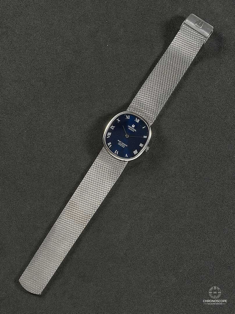 Universal Genève Orologi: Universal Geneve White Shadow Ellipse, Microrotor Cal. 2-66, – Usato da Luzern venduto da ChronoScope6004 5
