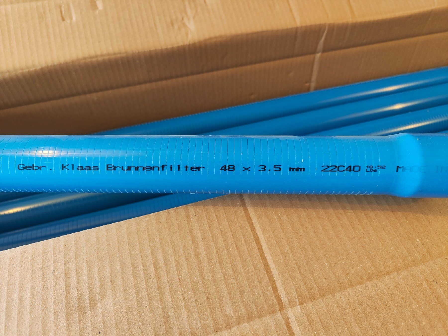 Schwimmbad: Filterrohr PVC-U 1 1/2" Innengewinde x Aussengewinde, 1m – Neu und originalverpackt aus Zürich von Weatherbound 1