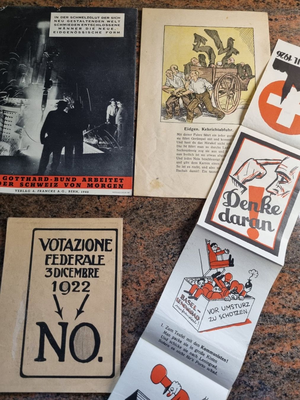Documenti: Politik 1926 Werbung Prospekte – Usato da Trachslau venduto da post35 1
