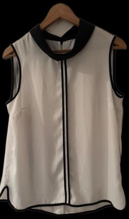 Bluse ärmellos/Top leicht, elegant,Gr. 36/38