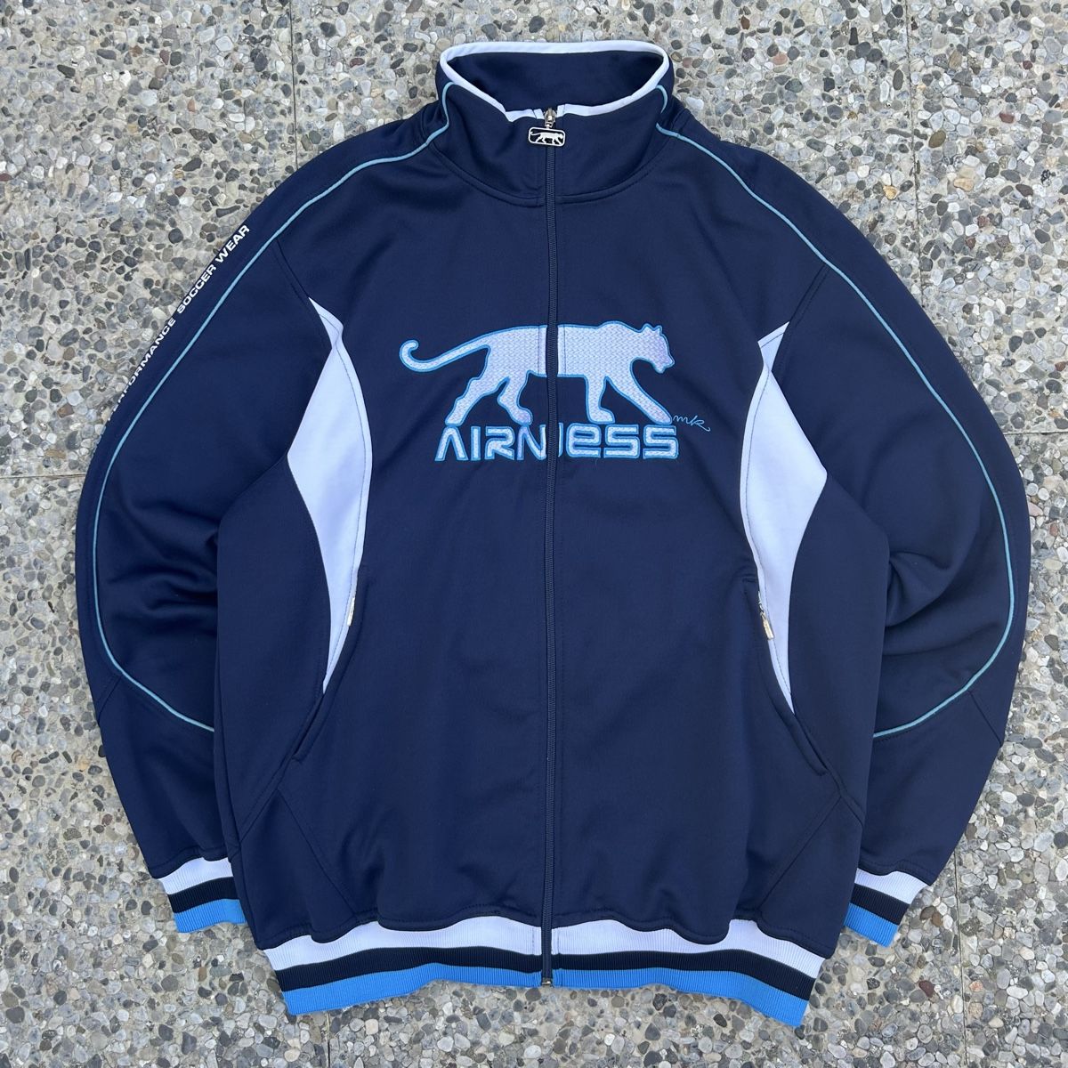 Giacche: Vintage Airness blue embroiedered jacket – Usato da brent venduto da fukusapes
