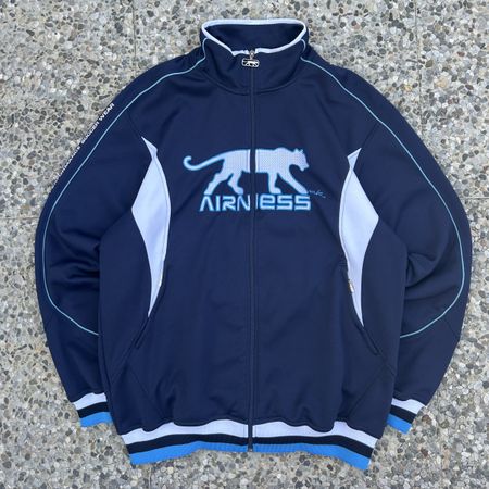 Vintage Airness blue embroiedered jacket