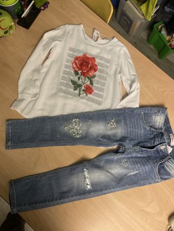 Süsses Lollitop Shirt&Jeans Gr. 116
