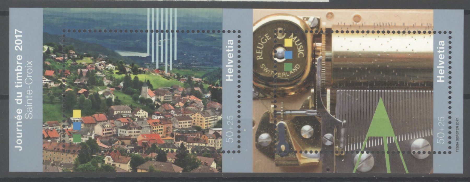 Alle Briefmarken: 2017, Tag der Briefmarke Sainte-Croix ** – Gebraucht aus Willisau von Vollstempel