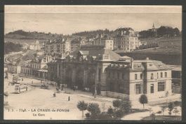 Carte P de 1926 ( La Chaux-de-Fonds / La Gare )