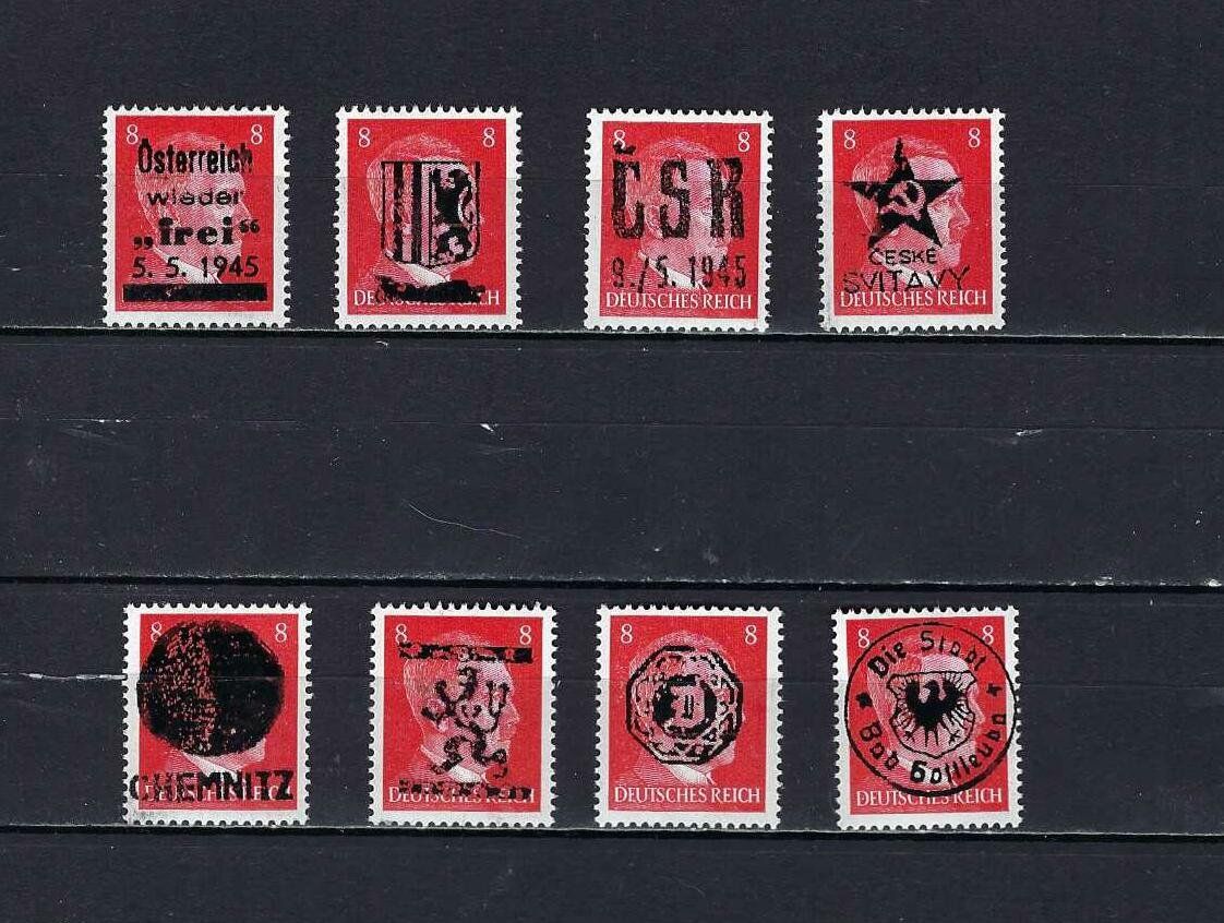 Tutti i francobolli: Hitler mit Aufdruck ** – Nuovo e nell'imballaggio originale da Altstätten SG venduto da Nandodax